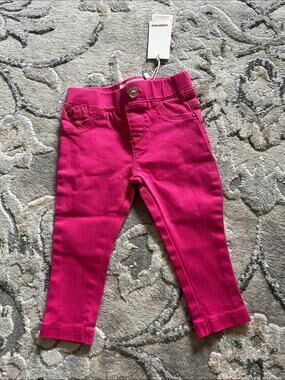 NWT Catimini Hot Pink Girls' Pull-On Jeggings